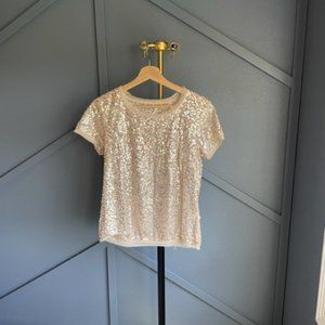 Willow & Clay Sequin Top - Size XS